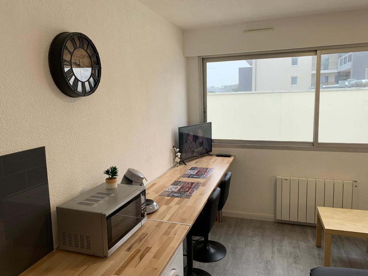 Studio entièrement rénové avec parking gratuit Saint-Nazaire  Esterno foto